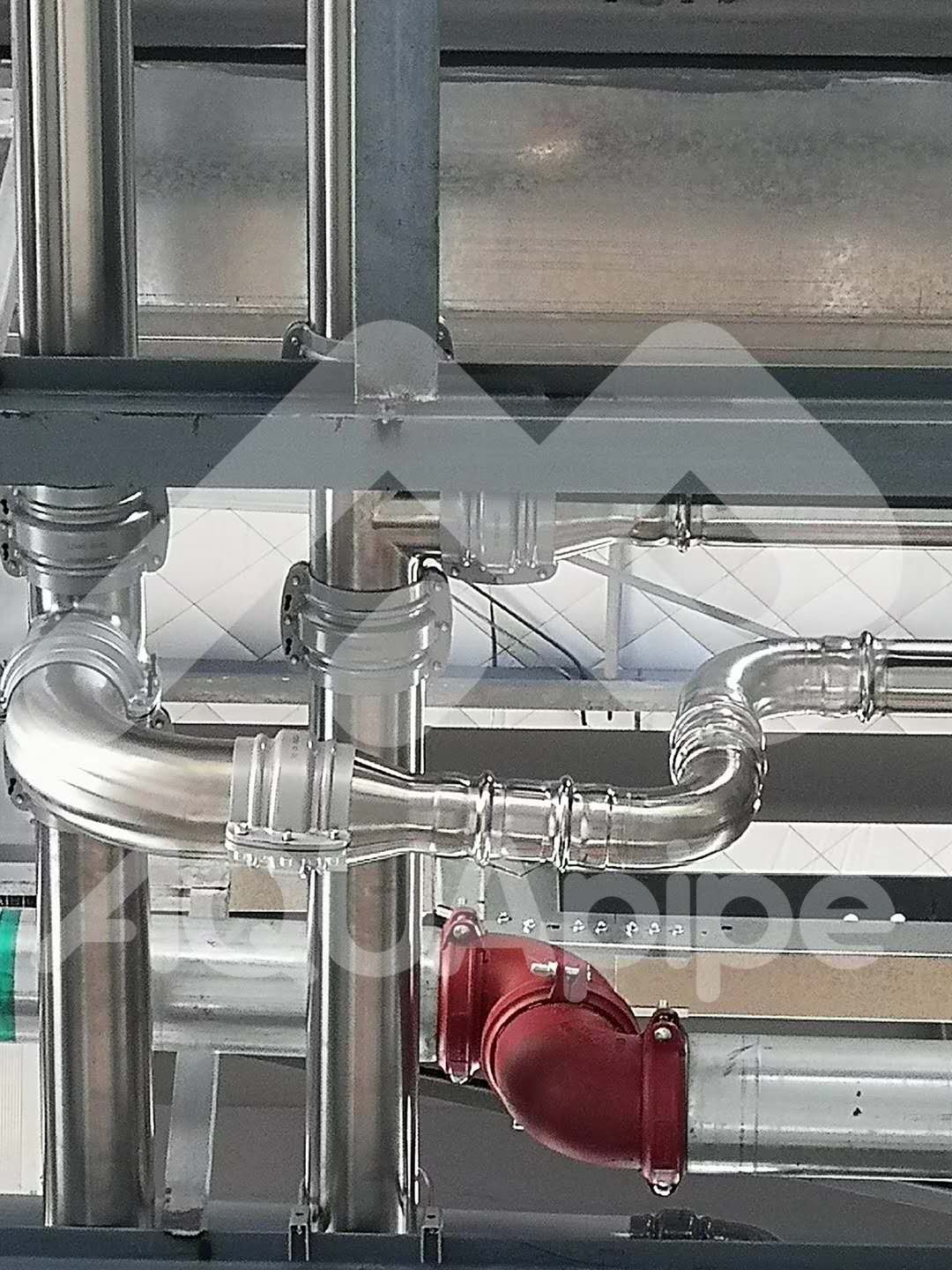 AIR & AQUA field piping installation