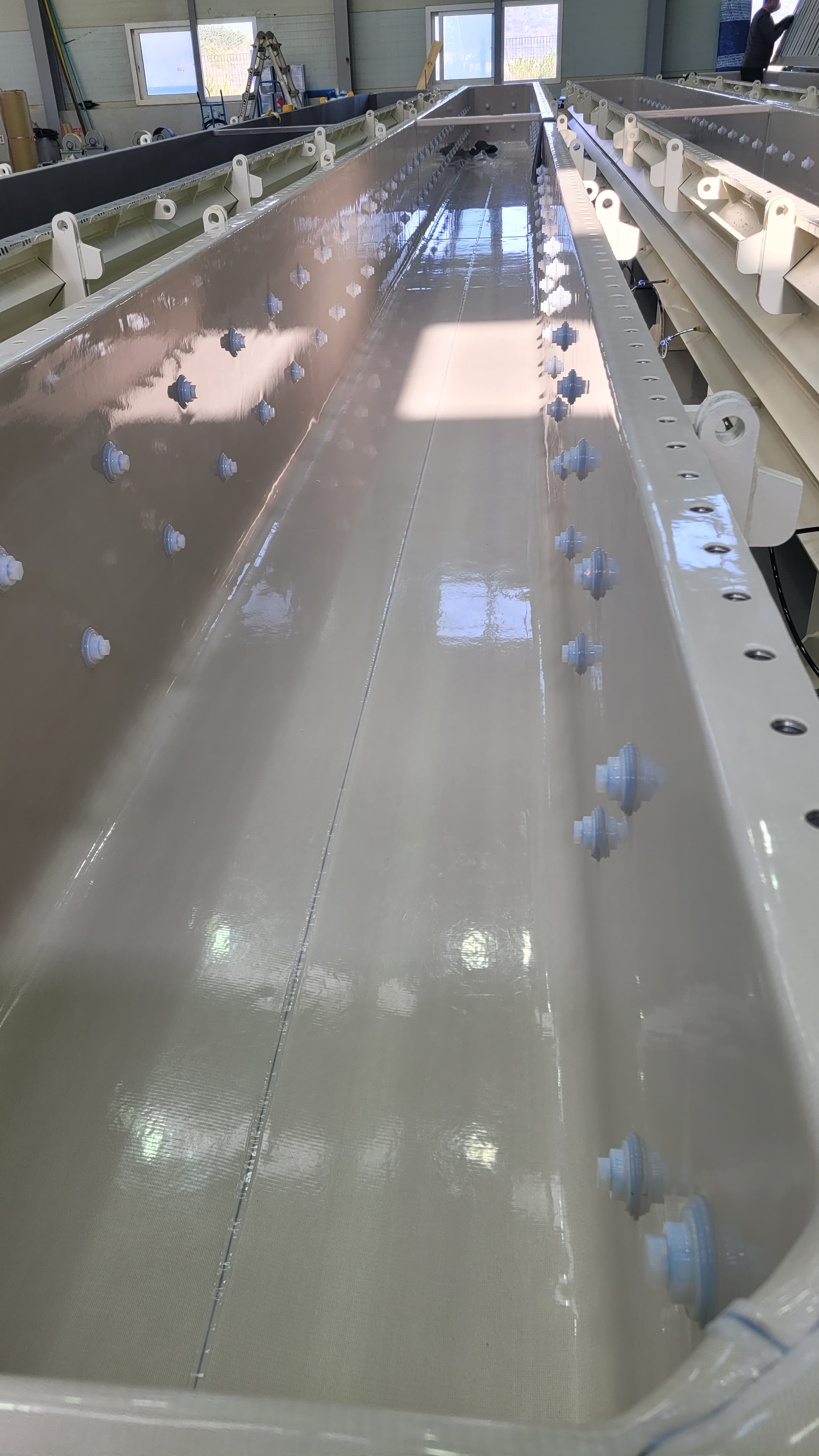 Rectangular lined / coated tank